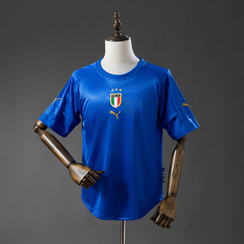 Camiseta retro italiana de local 2004, tallas S-XXL